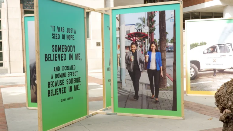 Fair Chance panels outside.